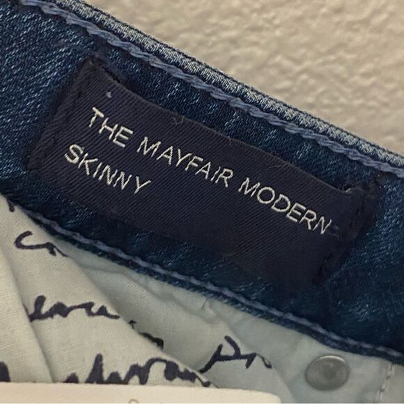 Boden Jeans Mayfair Modern Skinny mid rise medium wash women’s size 4 long (32”) - Picture 11 of 14